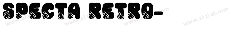 Specta Retro字体转换